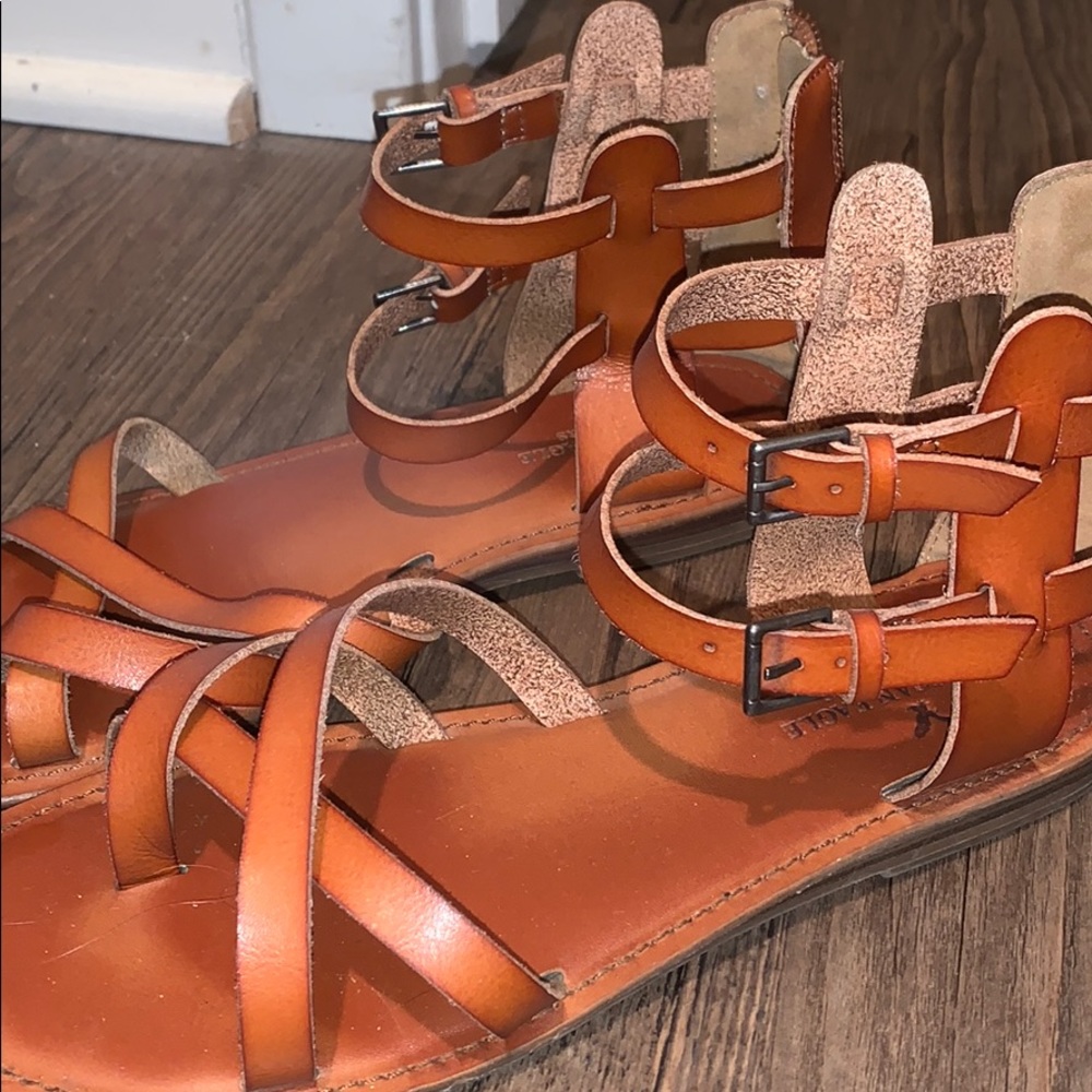 Leather American Eagle Gladiator Sandals